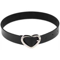 Joy Jewels Ras de cou Heart Attach Noir